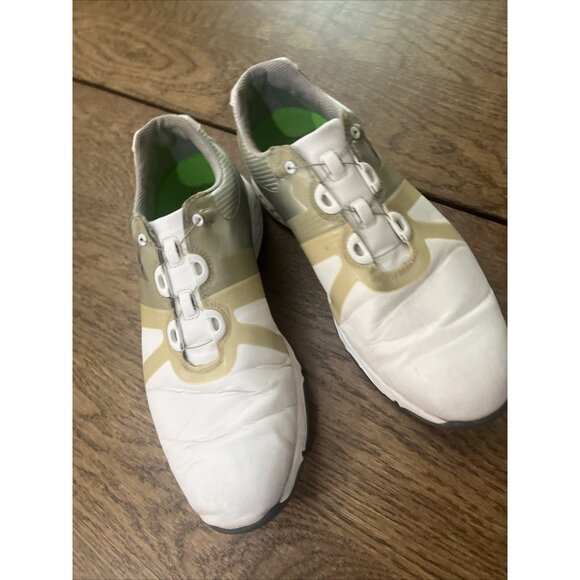 FootJoy FJ Golf Sneakers Mens 9.5 Superlites XP White Athletic Spikeless - Picture 2 of 9